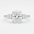 The Elara — 1.85ct Oval Three-Stone