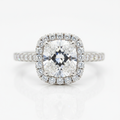 The Seraphine — 1.80ct Cushion Halo